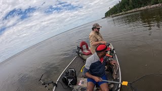 Summer Fishing catching multispecies on Lake Winnipeg fishing fun vlog [upl. by Puklich]