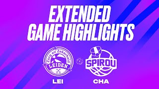 Zz Leiden vs Spirou Basket  Game Highlights [upl. by Alemap]