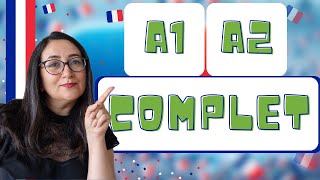 Cours COMPLET de niveau A1 et A2 de Français en 1 HEURE [upl. by Odlanar]