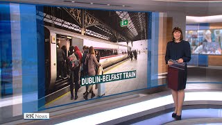 Belfast  Dublin hourly train service commences  29102024 BBC  RTE  UTV coverage [upl. by Honoria]