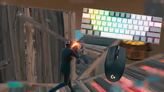 Redragon K617 Fizz Red Switches ASMR Chill 🤩 Satisfying Gameplay Keyboard Fortnite smooth [upl. by Felizio]