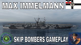 Max Immelmann New German Aircraft Carrier World of Warships CV Wows [upl. by Adnalohs]