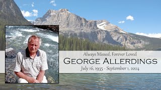 Funeral Service  George Allerdings  Monday September 9 2024 [upl. by Airamat]