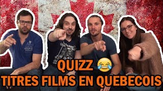 BLINDTEST  TITRES DE FILMS EN QUEBECOIS [upl. by Angelico]