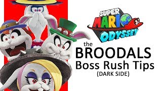 Super Mario Odyssey  Dark Side  Broodals Boss Rush Tips [upl. by Romine]