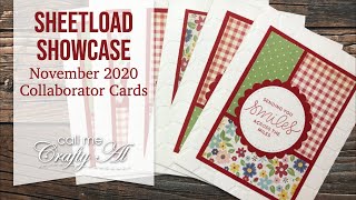 SheetLoad Showcase  November 2020  Collaborator Cards [upl. by Hazrit827]