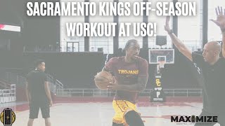 Sacramento Kings OffSeason Workout at USC [upl. by Sahc481]