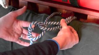 How to tie a Bowline Knot the quick and easy way [upl. by Neryt233]