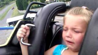 Kentley riding the Carolina Cyclone at Carowinds [upl. by Shewchuk]