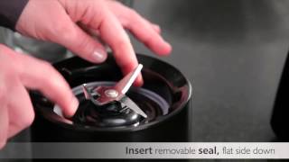 How to Assemble the KitchenAid® 5Speed Blender With Glass Jar Pitcher [upl. by Klemens385]