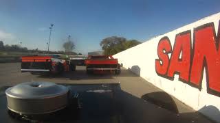 Riding with 51 Rick Elkins Sandusky Speedway Cavalcade Ohio Wheelman Modifieds Feature 10123 [upl. by Ardnikat130]