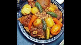 أحسن طريقة جربتها للكسكسي بالعلوش Tunisian couscous with lamb easy [upl. by Lesh]