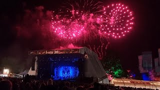 Beautiful Days Festival 2022 Levellers end of set and Fireworks [upl. by Ayotaj]