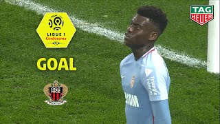 Goal Benoît BADIASHILE 36 csc  OGC Nice  AS Monaco 20 OGCNASM  201819 [upl. by Volnak289]