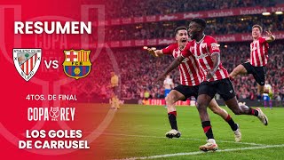 Los hermanos Williams llevan en volandas al Athletic a las semis  Goles del Athletic 4  2 Barça [upl. by Chon]