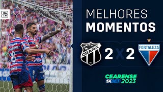 PENTACAMPEÃO Leão reage e conquista o Campeonato Cearense  Melhores Momentos  Ceará 2x2 Fortaleza [upl. by Sapphire]