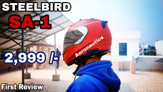 Steelbird SA1  Aeronautics Helmet [upl. by Seve]