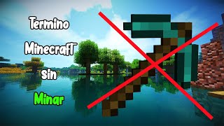 EL Jugador que TERMINO Minecraft sin MINAR un Solo Bloque [upl. by Ylurt324]