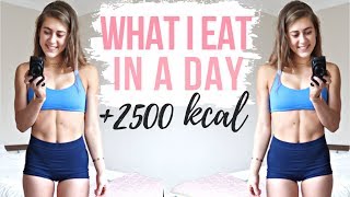 2500 CALORIES WHAT I EAT IN A DAY [upl. by Studnia530]