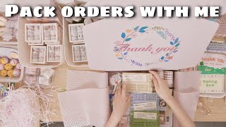 Pack Orders With Me 📦 ASMR  Stationery Pal Orders Packing [upl. by Ailem]