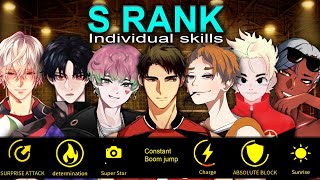 The Spike Volleyball 3x3 S RANK Individual skills All characteristics Individual effects [upl. by Waldner762]