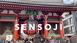 【浅草寺】にぎわう秋の浅草寺｜Sensoji Temple Asakusa in Autumn Tokyo Japan [upl. by Leilamag886]