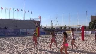 Campeonato España Voley Playa Infantil 2016  Voleibol Arroyo contra IMD Laredo [upl. by Annora405]