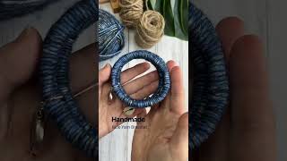 Boho Chic Bracelets Simple Jewelry Designs with Jute Yarn Fabric Glue and Charms [upl. by Nahtnahoj]