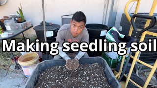 How to make seedling soil amp making it premium [upl. by Giarc341]