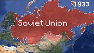 History of Russia mapped using Google Earth 19002024 [upl. by Noret]