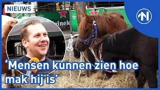 Op de paardenmarkt in Roden wordt de verkoop met handjeklap beklonken [upl. by Farlie789]