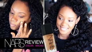 NARS ALL Day Luminous Weightless Foundation Review MACAO  BorderHammer [upl. by Fernandina]