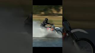 Can HighSpeed Bike Cross On Water shorts [upl. by Sera]