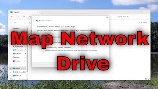 How To Map A Network Or Shared Drive In Windows 11 Guide [upl. by Filiano924]