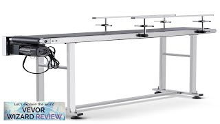 VEVOR Belt Conveyor 59 x 78 inch Conveyor Table Heavy Duty Stainless Review [upl. by Ciprian]