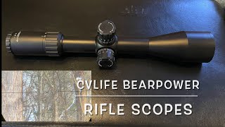 CVLife Bear power rifle scopes 318x50 amp 416x50 unboxing and tabletop review [upl. by Lerad]