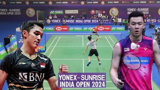 LEE ZII JIA VS JONATAN CHIRISTIE YONEXSUNRISE INDIA OPEN 2024  R16 [upl. by Guerra]