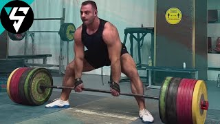 This Man Pulls 500kg For Reps🏆 [upl. by Ecinej727]