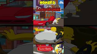 🚗 Homero Conduce un LAMBORGHINI 145 [upl. by Aleirbag370]