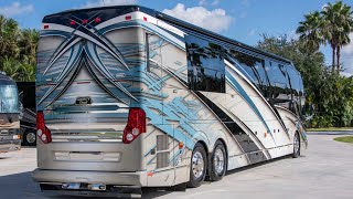 Prevost Liberty Coach Elegant Lady Quad Slide Owner Review [upl. by Eirrac703]