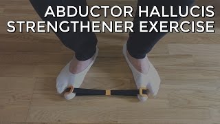 Abductor Hallucis Strengthener Exercise  Stops Bunion Progression [upl. by Nate613]