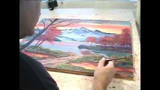 David Lloyd Glover Beverly Hills Art Show and Painting Demonstration [upl. by Nessa214]