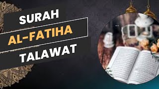 Surah AlFatiha  Talawat  IslamicWorld  emotional talawat viralvideo islam recitation yt [upl. by Enyaj]