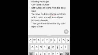 How To Fix Missing Packages Packages Not Showing From BigBoss amp ModMyi Repository  In Cydia iOS9 [upl. by Eadmund]