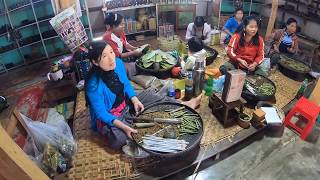 Making cheroot at Inpaw Khone Village in Inle Lake Myanmar [upl. by Peltz]