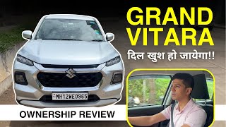 Suzuki Grand Vitara Automatic Ownership Review  Mileage Pros amp Cons Features [upl. by Enylekcaj]