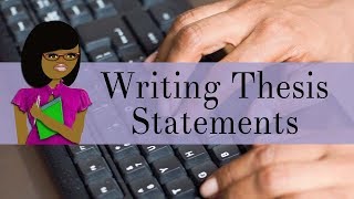 How to Write a Good Thesis Statement [upl. by Arabele998]