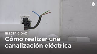 Aprende a crear una canalización eléctrica  Electricidad [upl. by Ellesor227]