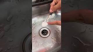 Put salt in your bathroom drain and see what happenes PT2 fypシ゚viral viralvideo [upl. by Adnohsek]