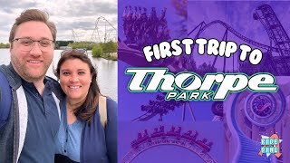 First Trip to Thorpe Park in England  2024 Vlog [upl. by Nroht]